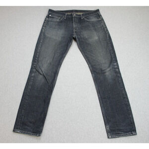 Levis Jeans Mens Size 32 X 30 Navy Blue 511 Cotton Blend Slim Stretch